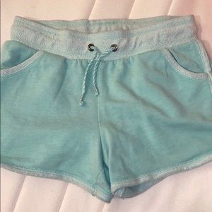 Turquoise shorts